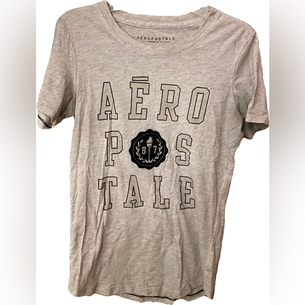 Aeropostale 1987 white tee shirt